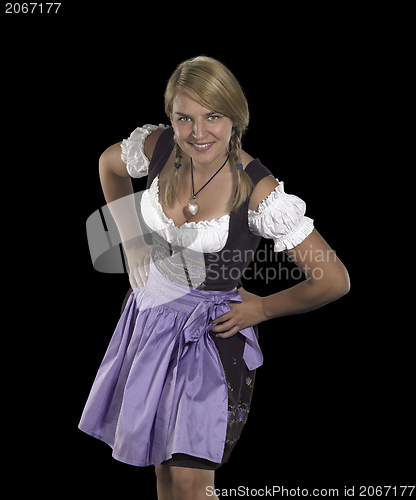 Image of woman in a dirndl