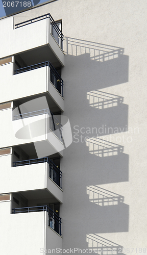 Image of balconies