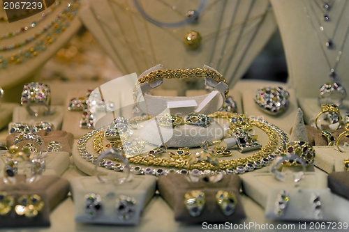 Image of golden jewellery