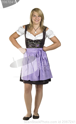 Image of woman in a dirndl