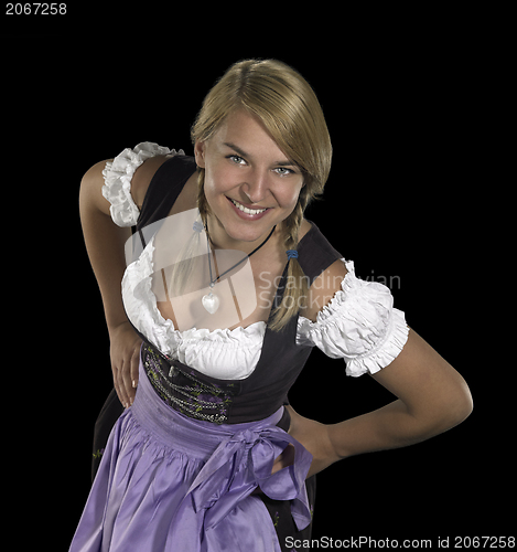 Image of woman in a dirndl