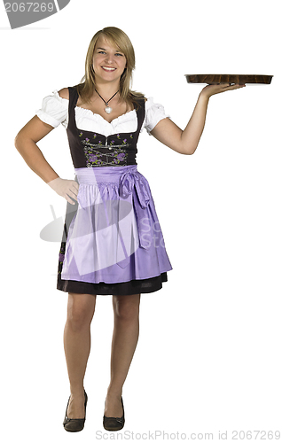 Image of woman in a dirndl