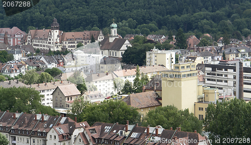 Image of Freiburg im Breisgau at summer time