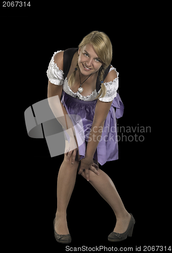 Image of woman in a dirndl