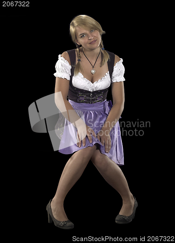 Image of woman in a dirndl