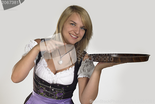 Image of woman in a dirndl