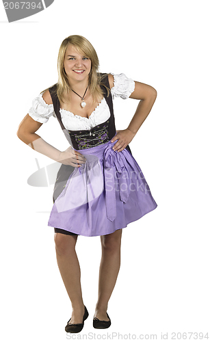 Image of woman in a dirndl