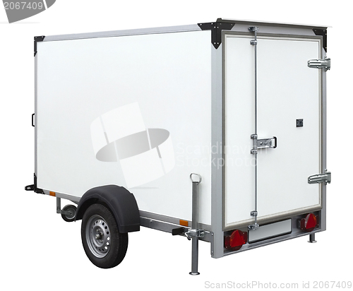 Image of white trailer