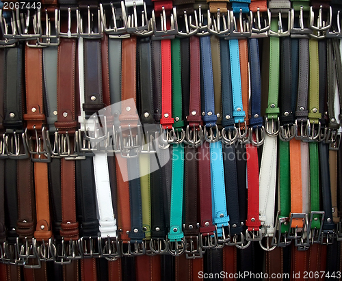 Image of colorful belts