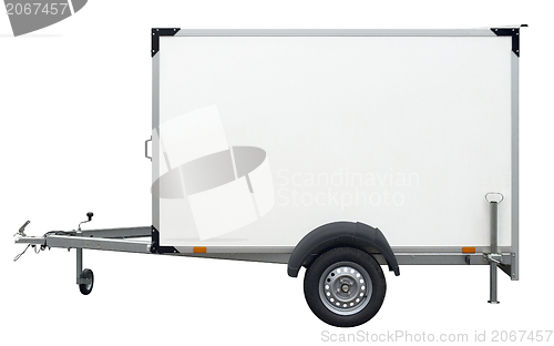 Image of white trailer