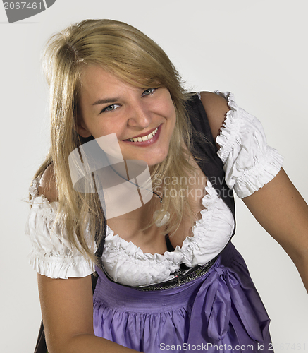 Image of woman in a dirndl