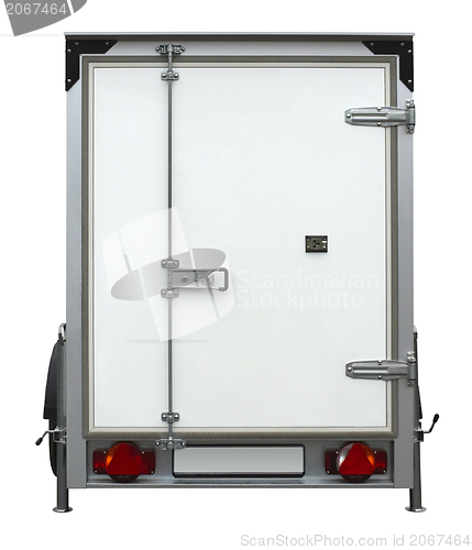 Image of white trailer