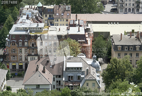 Image of Freiburg im Breisgau at summer time