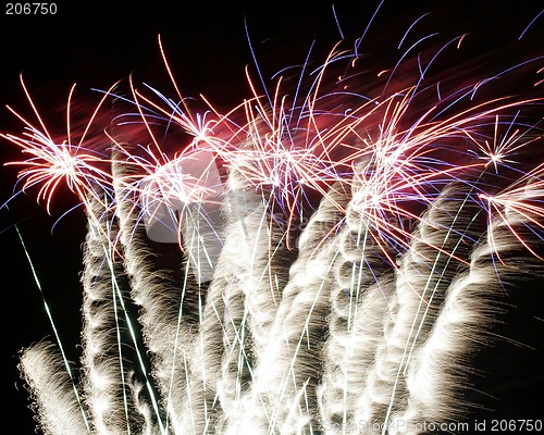 Image of burst of fireworks