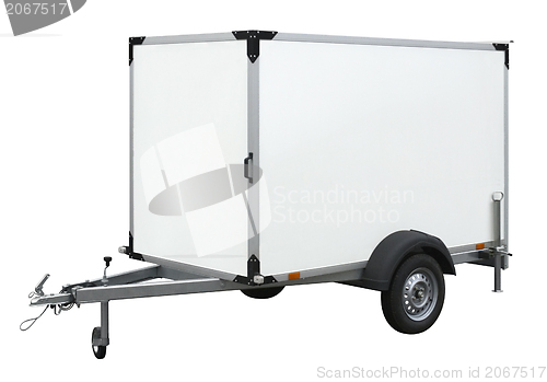 Image of white trailer