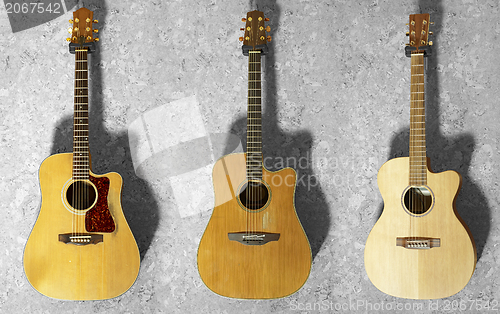 Image of acoustic guitars