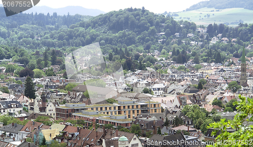 Image of Freiburg im Breisgau at summer time