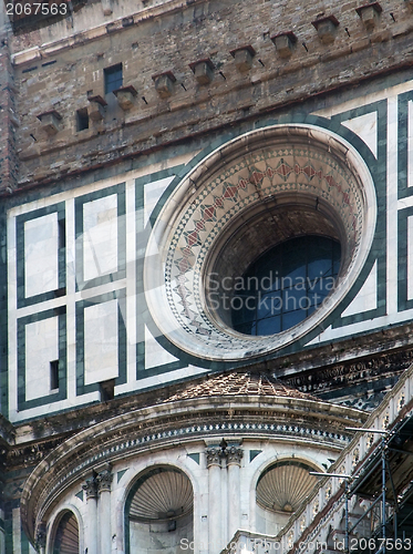 Image of architectural detail in Florence