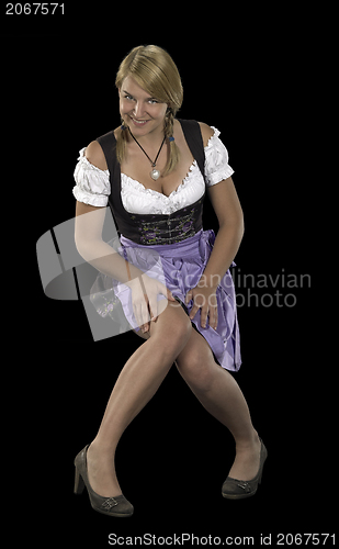 Image of woman in a dirndl