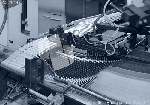 Image of folding machine detail