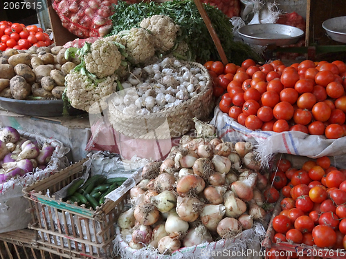 Image of market in Egypt