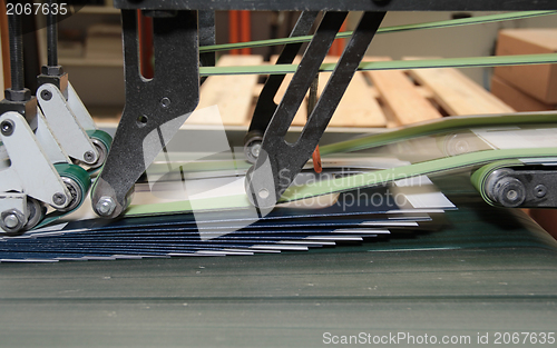 Image of folding machine detail