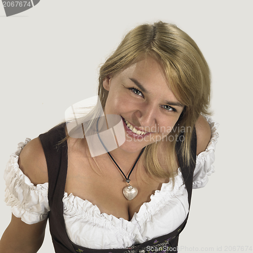 Image of woman in a dirndl