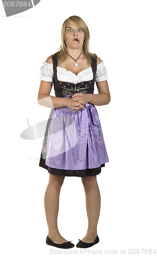 Image of woman in a dirndl