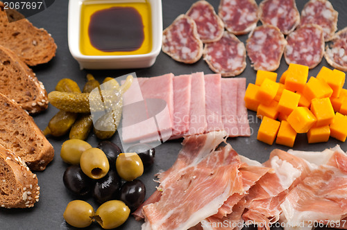 Image of assorted cold cut platter