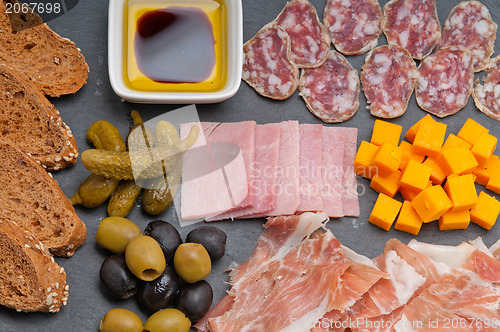 Image of assorted cold cut platter