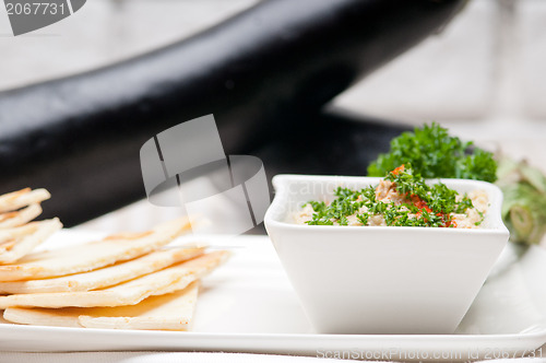 Image of moutabal baba ghanoush eggplant dip