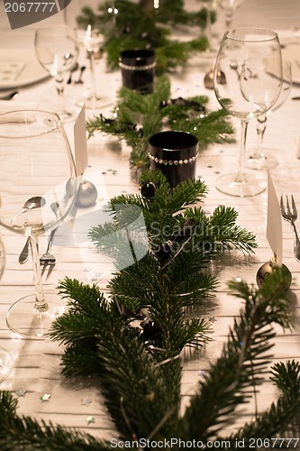 Image of Festive XMas Table