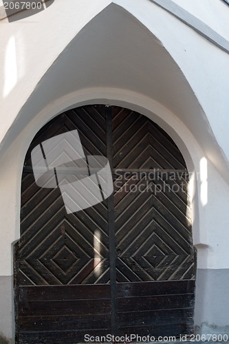 Image of Old wooden door