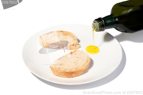 Image of Bread with olive oil