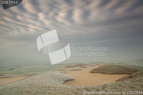 Image of On the golf course in winter