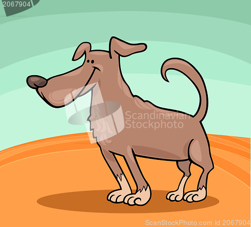 Image of cute dog cartoon illustration