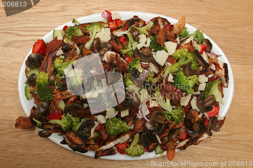 Image of oblong salad