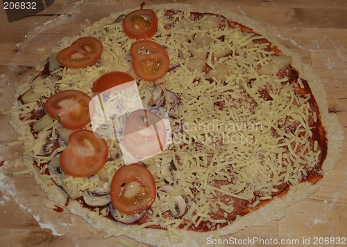 Image of pizza-almost