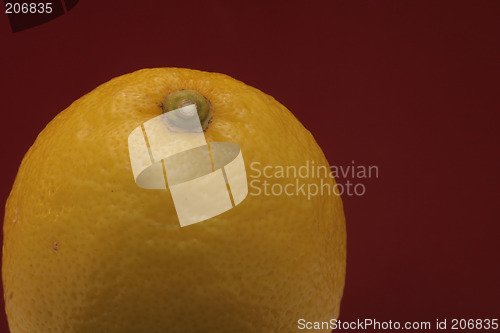 Image of Lemon-on-red