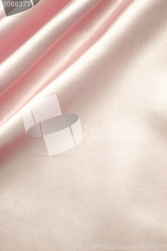 Image of Smooth elegant pink silk as background