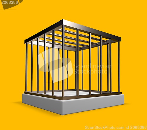 Image of metal cage