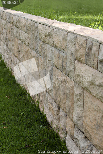 Image of Imitation Stones Used in Landscaping