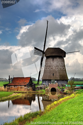 Image of Traditional Dutch Windmill