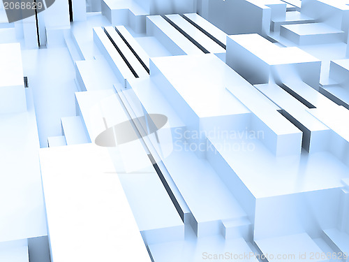 Image of metal cubic surface