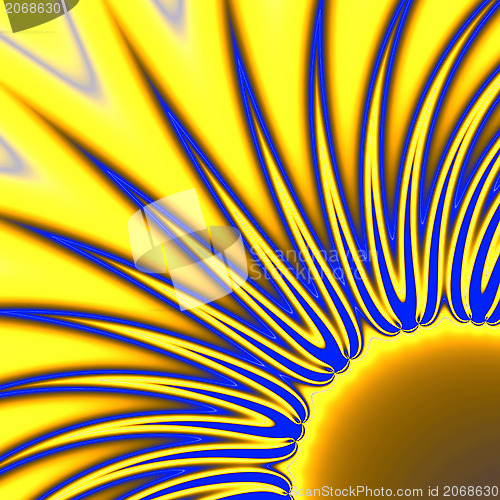 Image of stylized sun