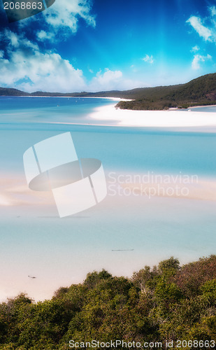 Image of Wonderful colors of Whitsunday Islands on winter season, Austral