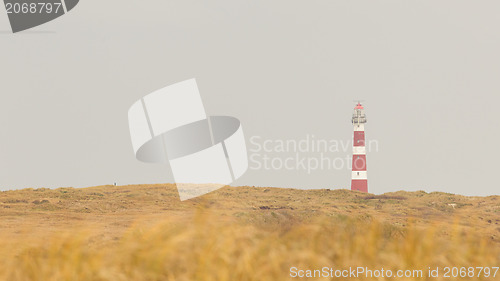 Image of Red and white lighthouse