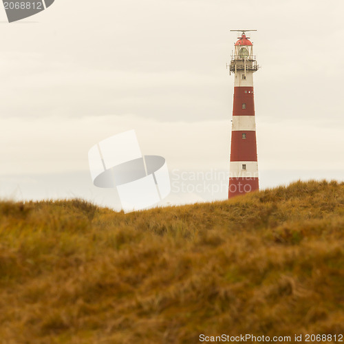 Image of Red and white lighthouse