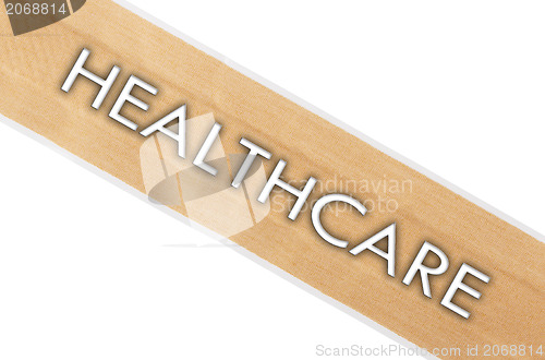 Image of Roll of bandaid adhesive plaster isolated