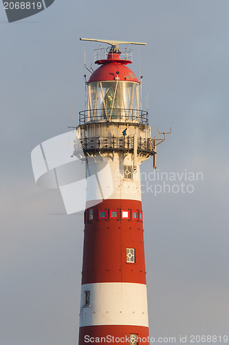 Image of Red and white lighthouse